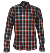 Pretty Green Navy, Red and Yellow Check Shirt