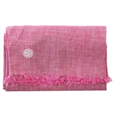 Pretty Green Rose Red Gingham Check Scarf