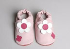 Pretty Pink Daisy Shoes (Ages 0-6 Months)