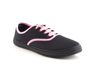 Priceless Canvas Shoe With Neon Trim