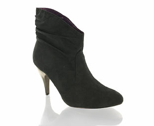 Priceless Chic Ankle Boot With Rouched Back