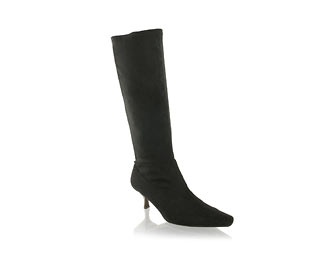 Priceless Classy High Leg Boot with Low Heel