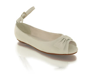 Priceless Cute Peep Toe Ballerina