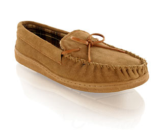 Priceless Essential Suede Slipper With Tie Detail
