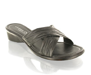 Priceless Essential Wedge Sandal With Crossover Strap
