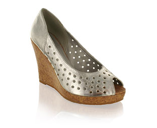 Priceless Fab Wedge Sandal With Punched Detail