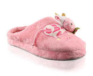 Fun Dotty Cow Slipper