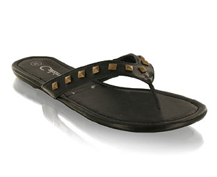 Funky Flip Flop with Pyramid Stud Detail