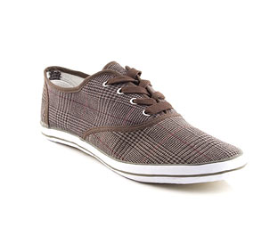 Priceless Lace Up Canvas Pump