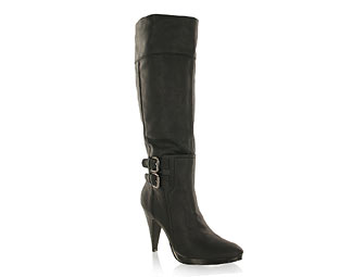 Priceless Mid High Boot With Platform Heel