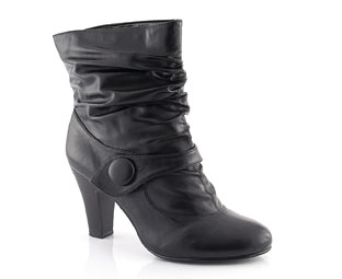 Priceless Overlayed Ankle Boot with Button