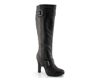 Priceless Platform Boot With Double Buckle