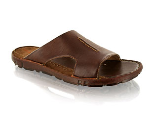 Priceless Simple Open Toe Mule With Chop Out Detail