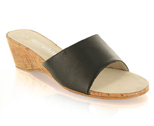 womens wedge mules uk