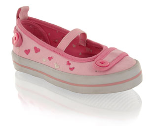 Priceless Trendy Canvas Pump With Button Detail- Sizes 4-9