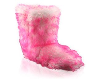 Priceless Trendy Neon Faux Fur Slipper
