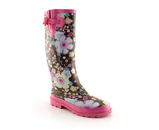 Priceless Wellington Boot With Flower Design