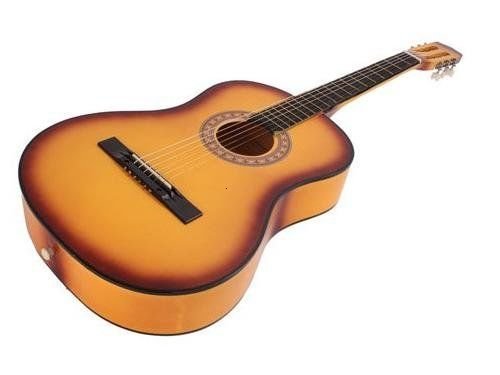 pricep 38`` Professional Acoustic Guitar Metal Strings Classical Design For Students New