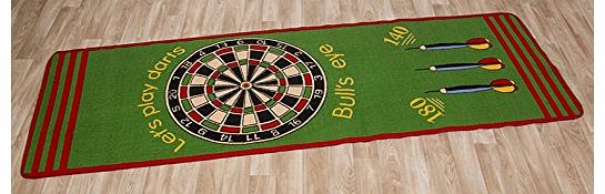 Primaflor Dart mat - Dartboard mat - official distance of 2,37m - dimension 0,79m x 2,37m - slip resistant backing