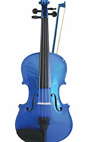 1/2 Size Violin Outfit - Rainbow Fantasia Blue
