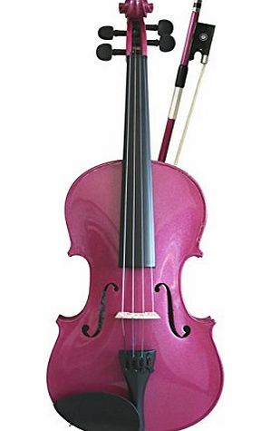 3/4 Size Violin Outfit - Rainbow Fantasia Pink