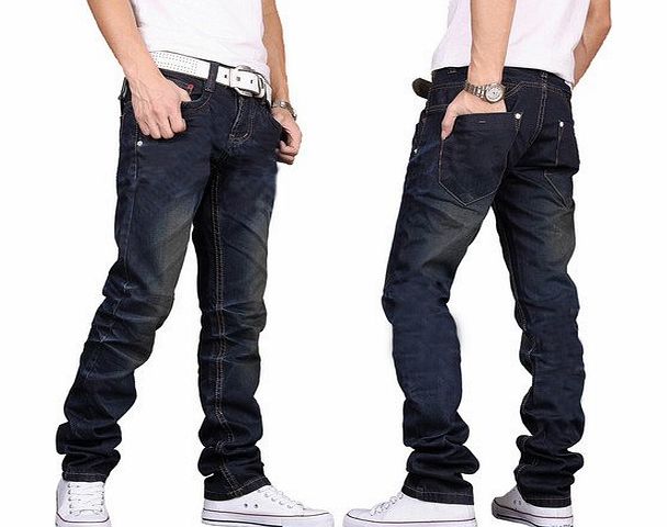 PRIME hot sale mens jeans slim fit blue all sizes (30 x Regular)