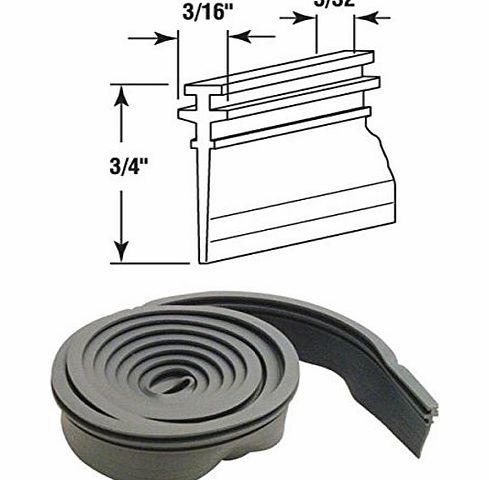 Prime Line Prod. 19672 Shower Door Sweep-SHOWER DOOR SEAL