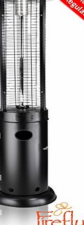 Primrose Firefly Black Samos 15kW Gas Patio Heater With Hose and Regulator