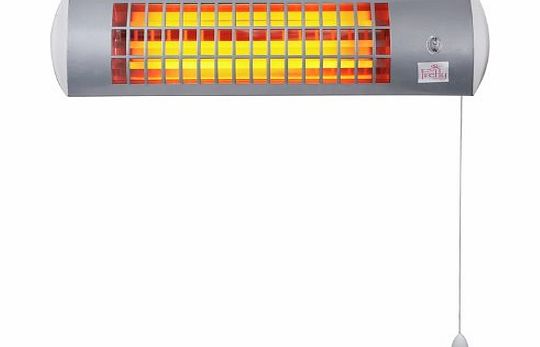 Primrose Firefly Wall Mounted Quartz Heater with 3 Power Settings