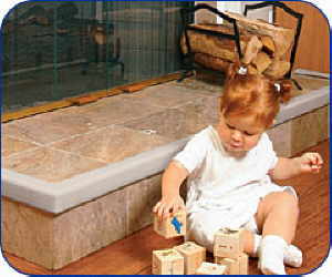 Prince Lionheart Cushiony Fireplace Guard (plus two corners)