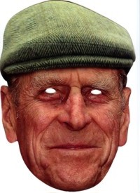 Prince Philip Hat Celebrity Face Mask (Card)