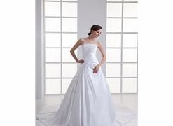 PRINCESS Backless Strapless Beaded Pleat Lace