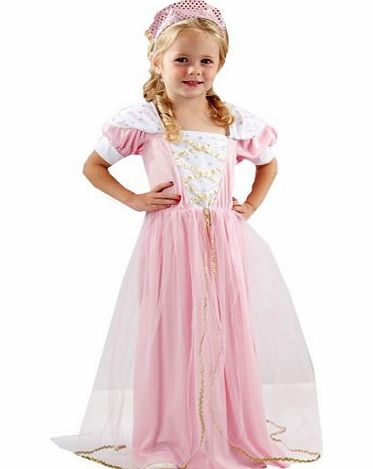 Pink Girls Princess Fancy Dress Costume Age 3