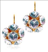 Princess Perfect Earrings: Elizabeth Big Gold