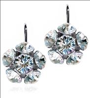 Princess Perfect Earrings: Elizabeth Big Silver