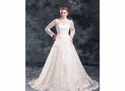 PRINCESS See-through Sweetheart Long-sleeve Bow