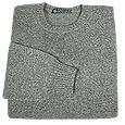 Charcoal Gray Cashmere Crewneck Sweater