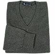 Charcoal Gray V-neck Sweater