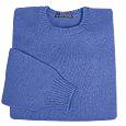 Ink Blue Cashmere Crewneck Sweater