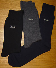 Pringle Embroidered Socks
