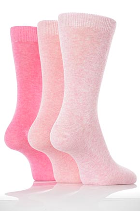 Ladies 3 Pair Pringle Tiffany Plain Trouser Sock In 5 Colours Navy