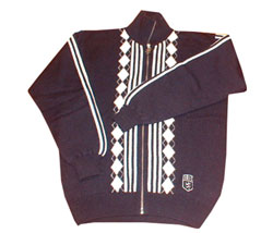 Pringle of Scotland Zip thru argyle cardigan