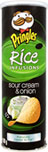 Pringles Rice Infusions Sour Cream and Onion (160g) Cheapest in Sainsburyand#39;s Today! On Offer