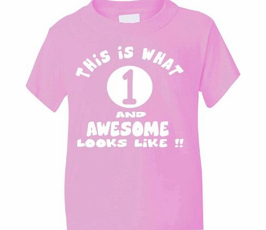 Print4U 1st/First Birthday T-Shirt Baby Child Girls/Boys In 6 Colours New!! 1-2 Pink