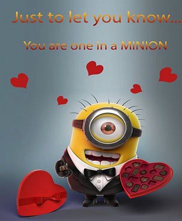 Printed Gifts despicable me 2 - you are one in a minion greeting card - birthday-valentines-mothers day