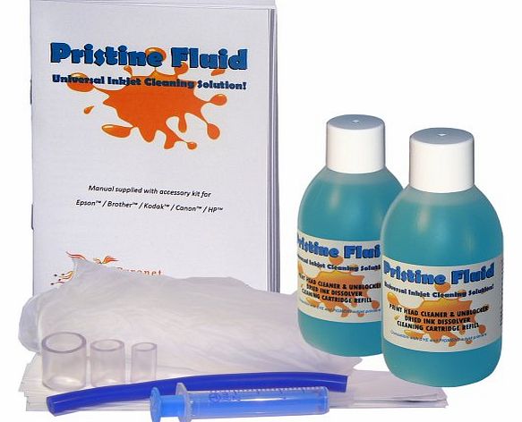 cleaning kit (120ml). Clean & unblock printhead nozzle for Canon / HP / Kodak printer