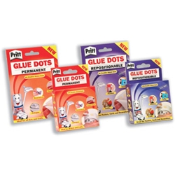 Pritt Glue Dots Permanent 64 per Wallet Ref 793142
