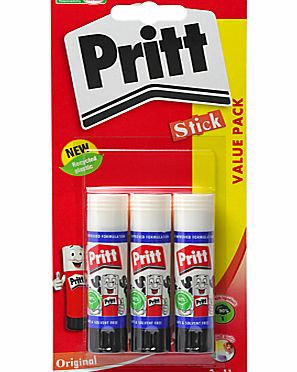 Pritt Sticks 11g, Pack Of 3