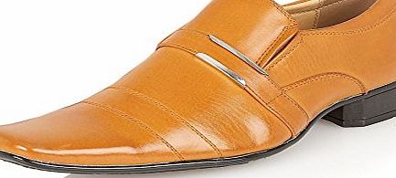 Private Brand Mens Italian Wedding Shoes Office Formal Casual Party Dress Shoes Size, [Black (PT)], [UK 8 / EU 42]