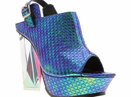 privileged Blue Prose High Heels